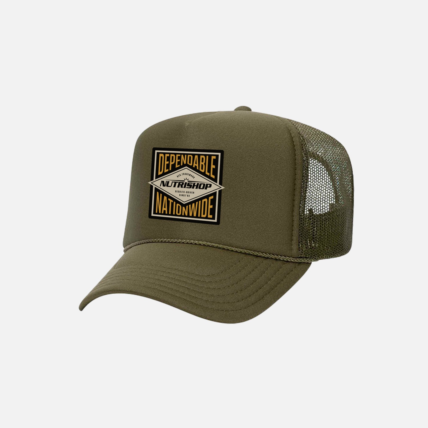 Diamond Box Foam Trucker Hat